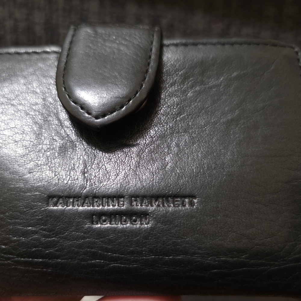 Katherine's Collection Black Leather Key Holder Leather Is Made In LONDON